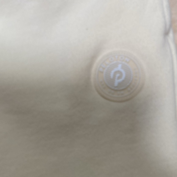 Peloton joggers. Size M . Worn once .Vanilla color - Picture 2 of 5